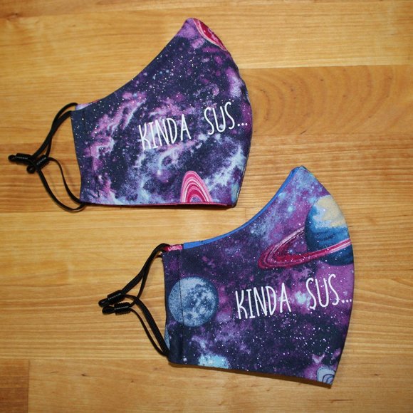 Among Us SUS Reusable Fabric Face Mask Gamer - Picture 7 of 7